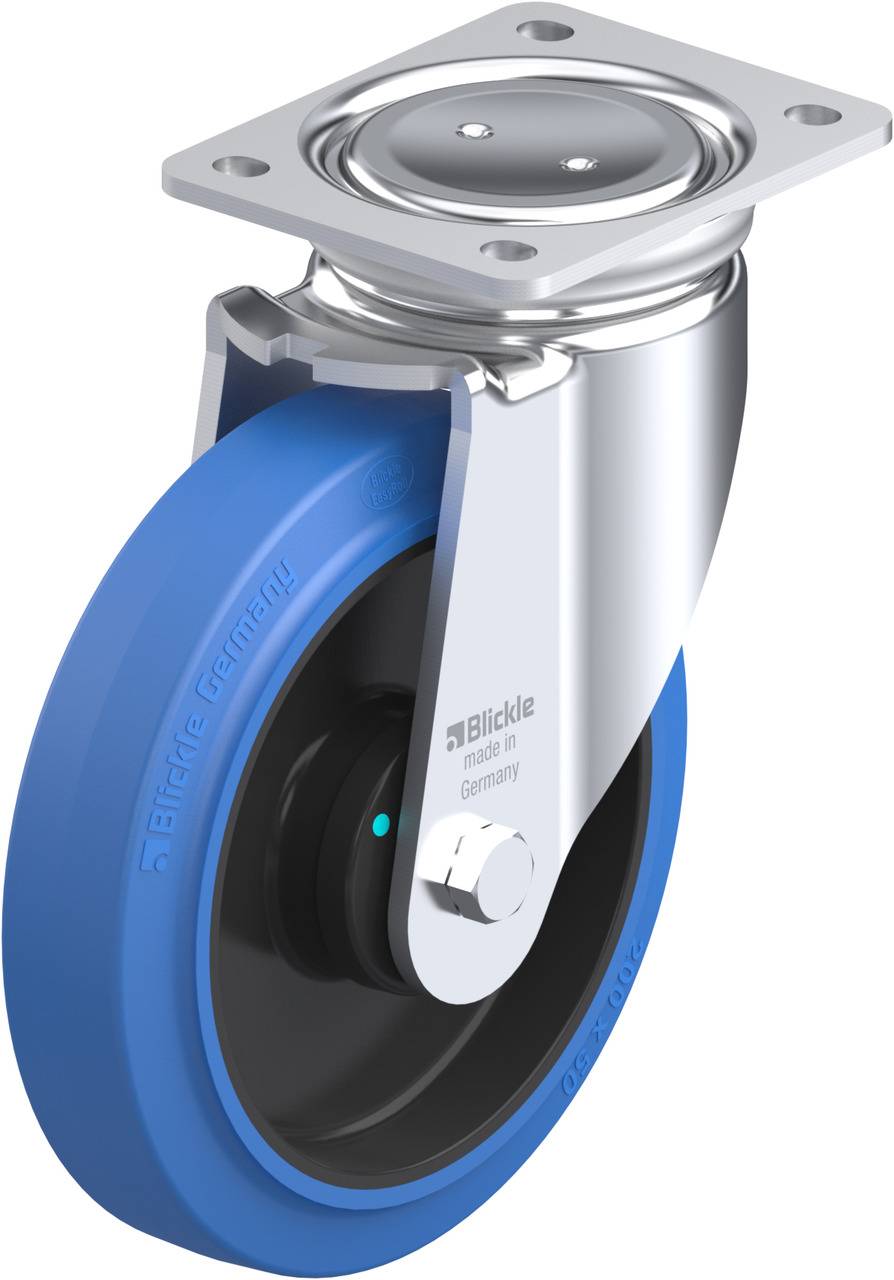 Blickle 851650 LUH-POEV 200KAD-SB Beálló görgő KerékØ: 200 mm Teherbírás (max.): 500 kg 1 db