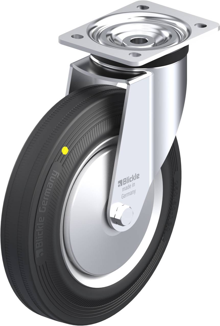 Blickle 849826 L-V 252R-3-EL-FA Beálló görgő KerékØ: 250 mm Teherbírás (max.): 295 kg 1 db