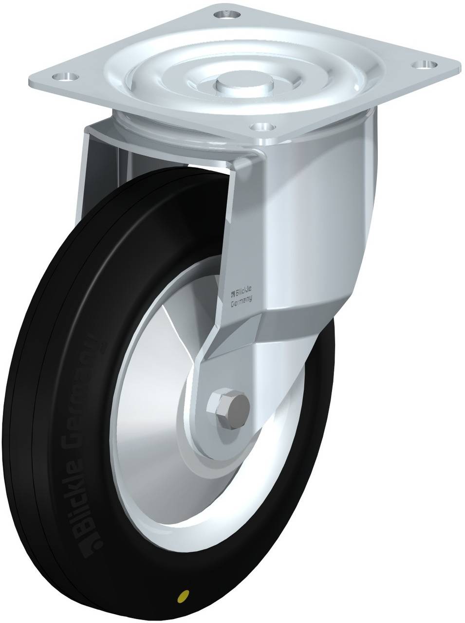 Blickle 849830 L-V 252R-EL-FA Beálló görgő KerékØ: 250 mm Teherbírás (max.): 295 kg 1 db