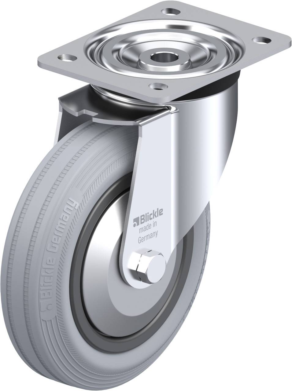 Blickle 749535 L-VPP 180G-SG-FA Beálló görgő KerékØ: 180 mm Teherbírás (max.): 170 kg 1 db