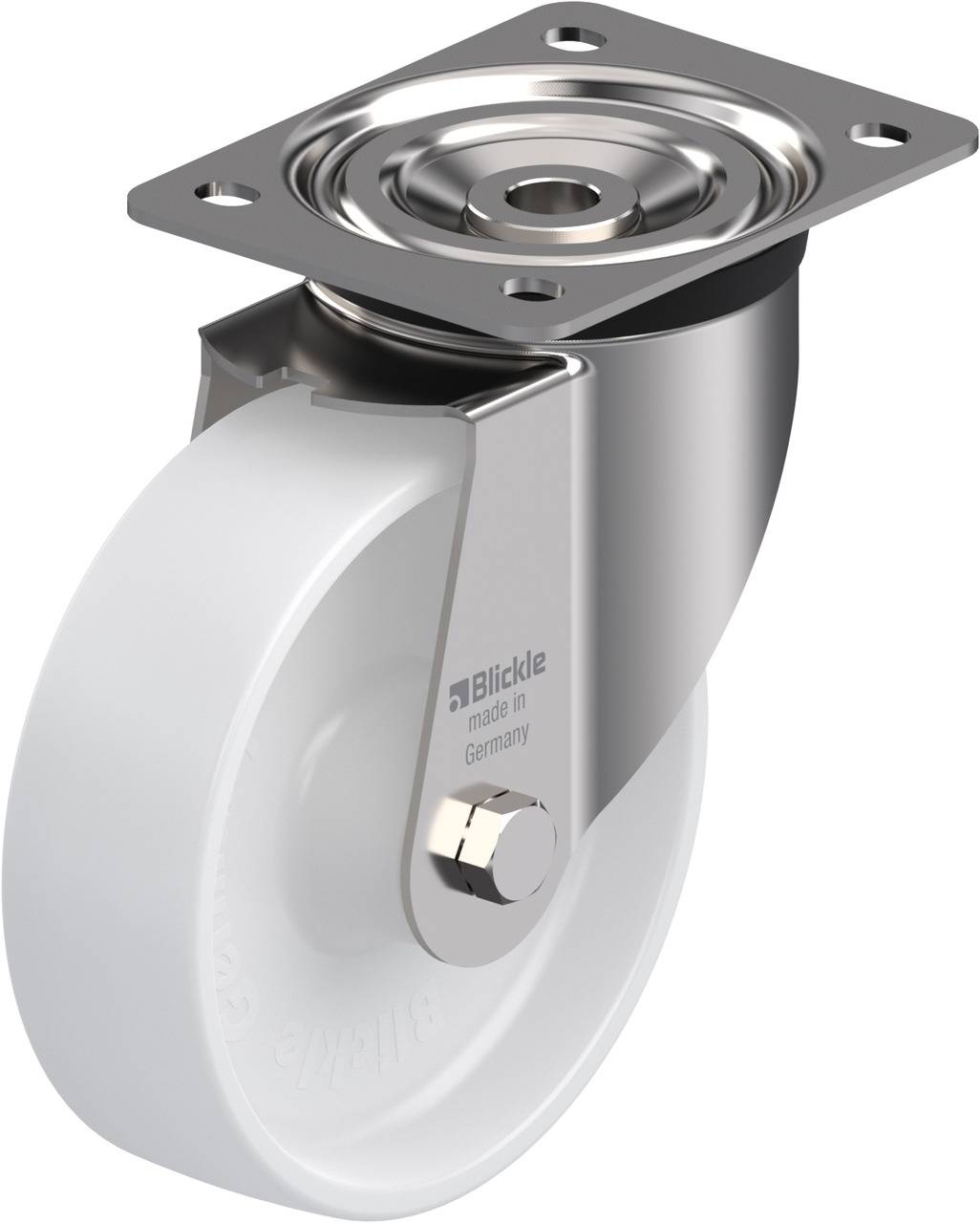 Blickle 755177 LX-PO 160XR Beálló görgő KerékØ: 160 mm Teherbírás (max.): 400 kg 1 db