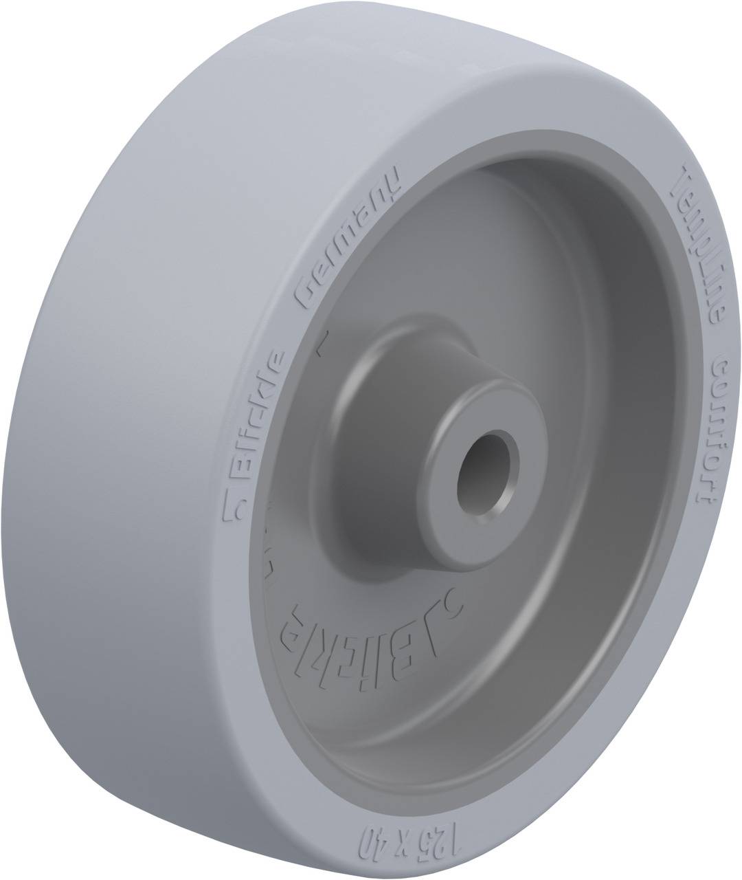 Blickle 757100 POSI 125/12G-SG Műanyag kerék KerékØ: 125 mm Teherbírás (max.): 120 kg 1 db