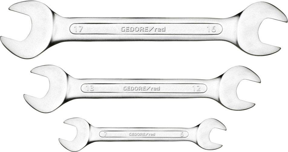 Gedore RED 3300958 R05125006 Kettős csavarkulcs készlet 6 részes Kulcsszélesség (metrikus) 6 - 17 mm