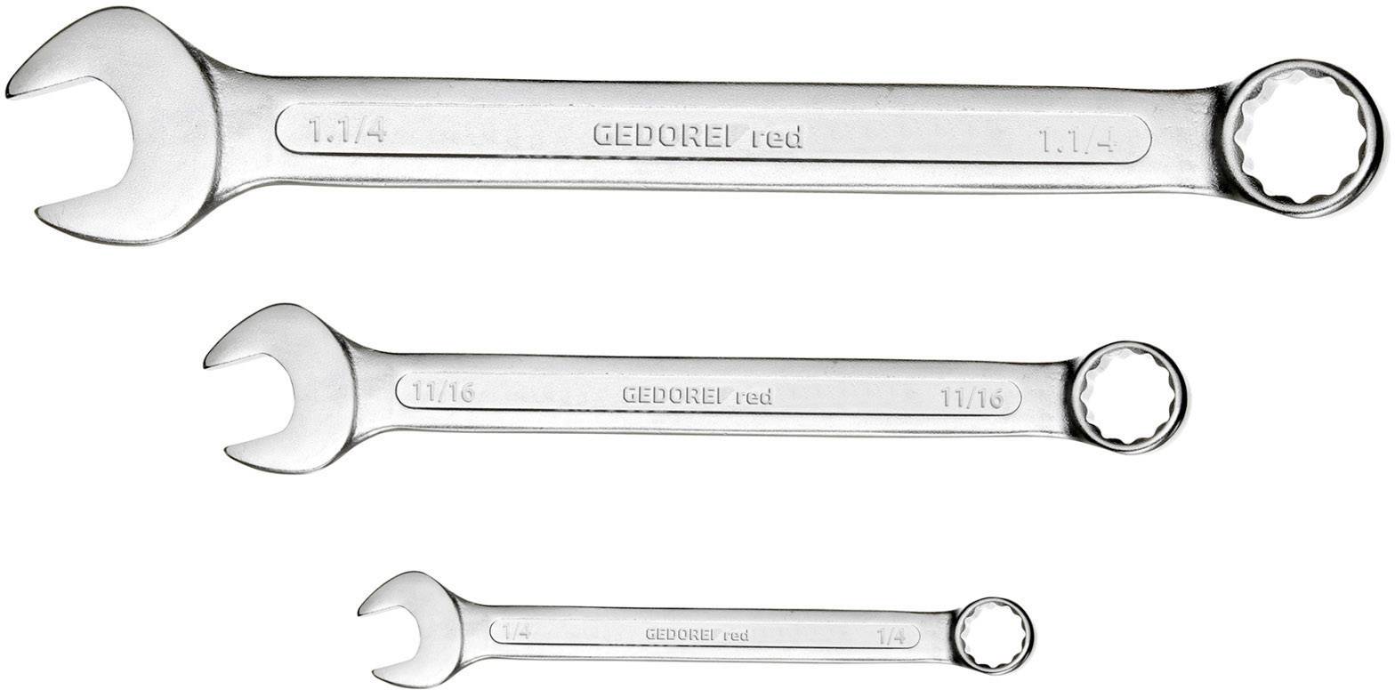 Gedore RED 3301034 R09110048 Racsnis csavarkulcs Kulcsszélesség (metrikus) 07 - 19 mm Kulcsszélesség (coll) 3/4