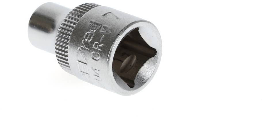 7 mm-es krómvanádium acél dugókulcs, csavarbehajtási munkákhoz alkalmazható.