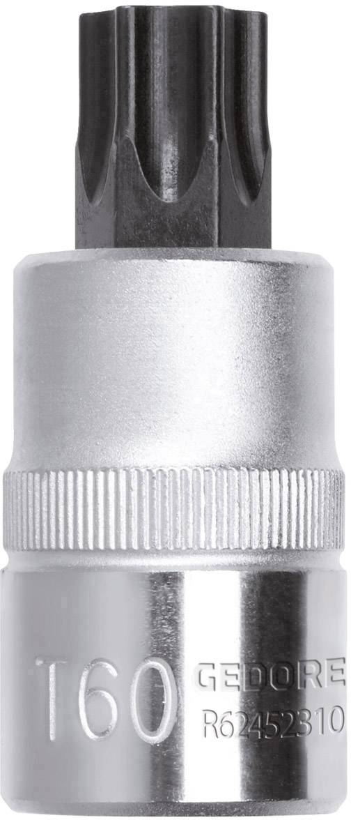 T60-as Torx-bit betét ezüstszínű fémházzal és fekete bittel.
