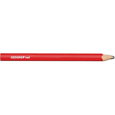   Gedore RED  3301432    Kézműves ceruza L.175mm ovális piros 12db.  Építőipari ceruza