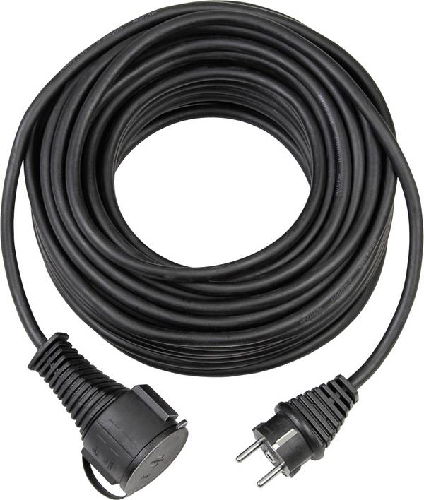 Brennenstuhl 1161420 Áram Hosszabbítókábel   Fekete 5.00 m H05RR-F 3G 1,5 mm²