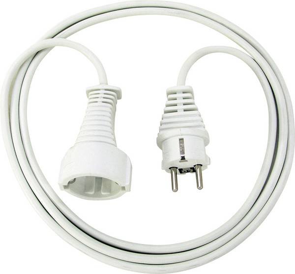 Brennenstuhl 1168120015 Áram Hosszabbítókábel   Fehér 2.00 m H05VV-F 3G 1,5 mm²