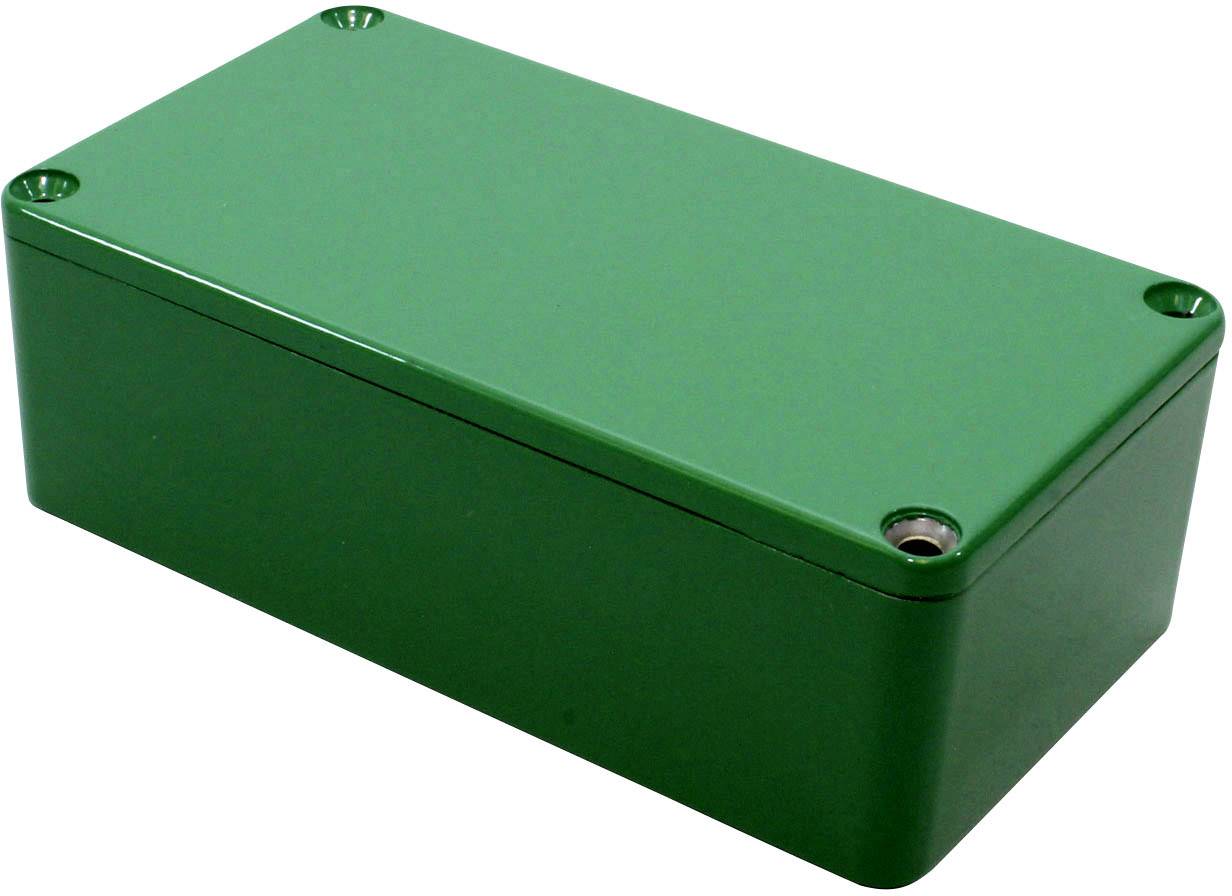 Hammond Electronics 1590B2GR Univerzális műszerdobozok 112 x 60 x 38 Alumínium öntvény Zöld 1 db