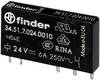 Finder 34.51.7.024.4010 Nyák relé 24 V/DC 6 A 1 váltó 1 db