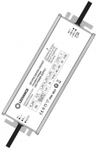 LEDVANCE LED Driver Performance LED meghajtó Állandó feszültségű 250 W 10420 mA 24 V Kültéri, Fényerő-szabályozó nélkül 1 db