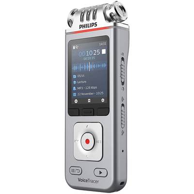 Philips DVT-4110 Digitális diktafon Felvétel időtartam (max.) 2147 óra Ezüst