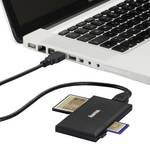 Hama USB 3.0 multi-card olvasó, SD / microSD / CF / MS, fekete