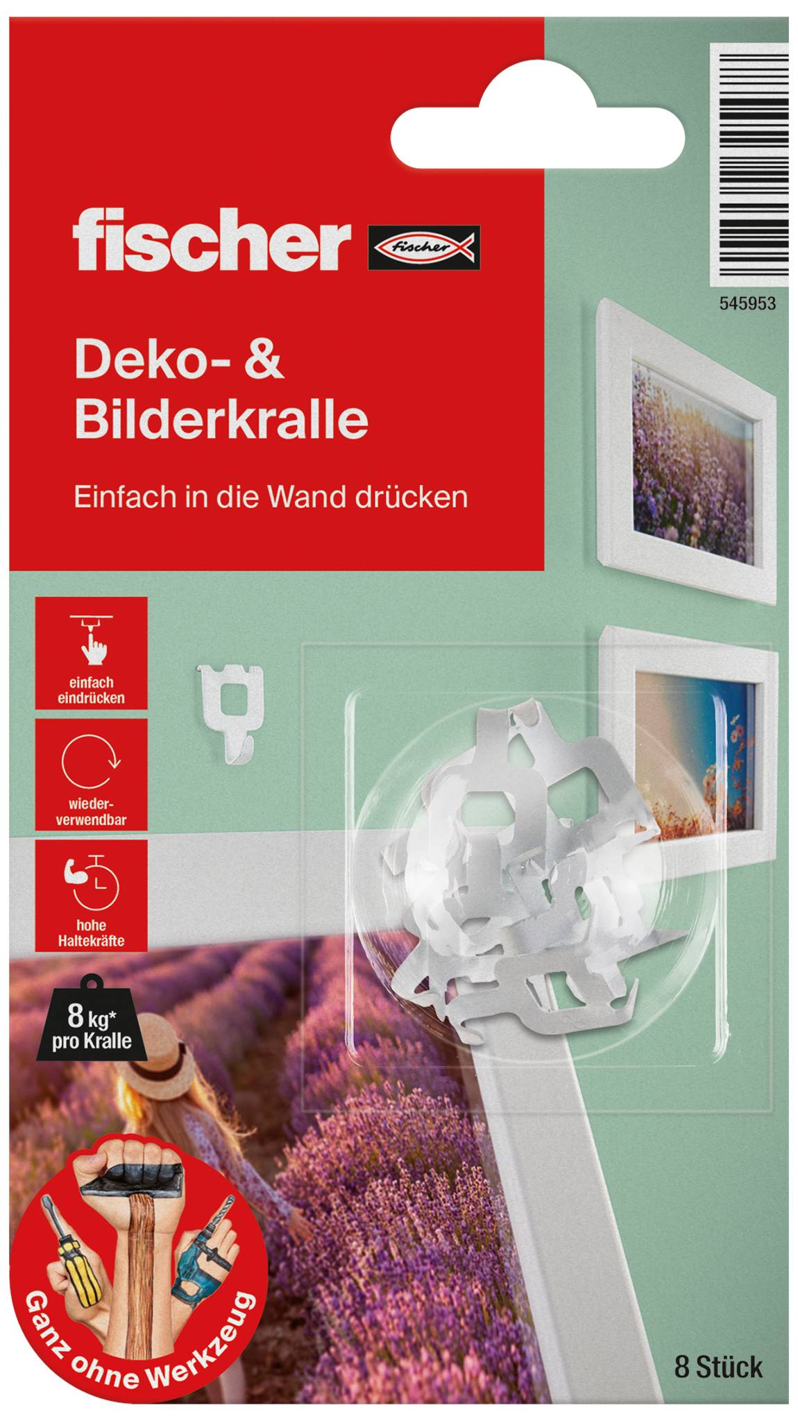 Fischer 545953 fischer képkarom 8 db. 8 db