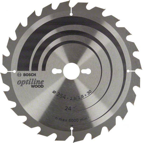 Bosch Accessories Optiline 2608838412 Körfűrészlap 216 x 30 x 1.8 mm Fogak száma (collonként): 24 1 db