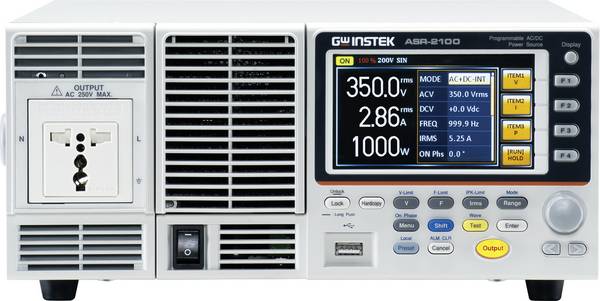 GW Instek ASR-2100 Labortápegység, szabályozható Kalibráció (DAkkS) 0.1 - 500 V 10 mA 1000 W   Kimenetek száma 1 x