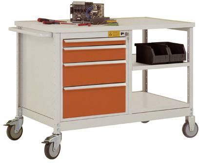 Manuflex LW1002.2001 Mobil munkapad Pirosas narancs (RAL 2001)
