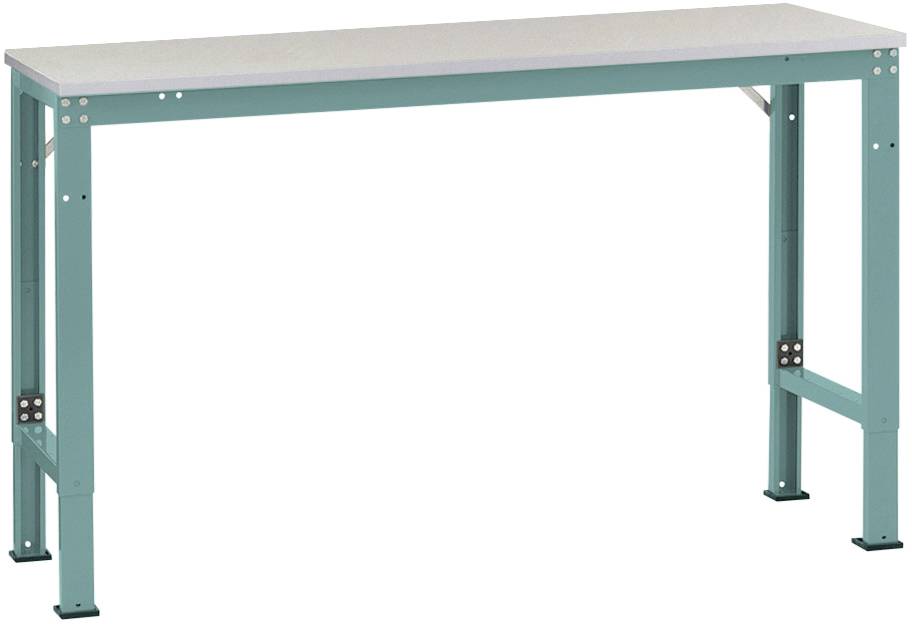 Manuflex AU7044.5021 Működő alaplap UNIVERSAL speciális, fémlemez borítólemezzel, szélesség nagysága = 1500 x 600 x 722-1022 mm Vízkék