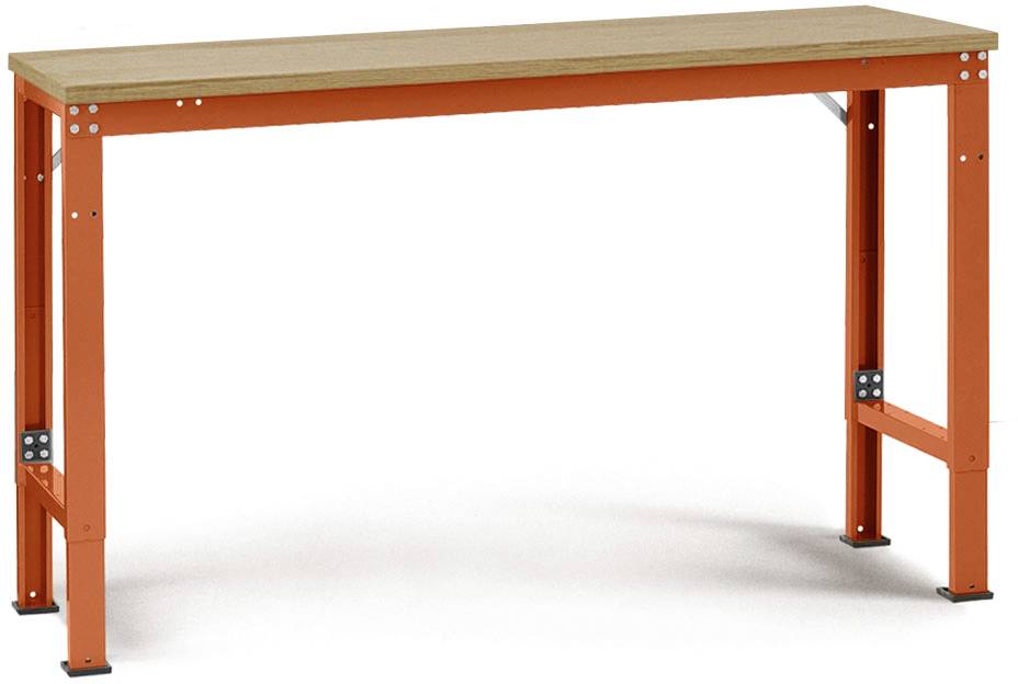 Manuflex AU7085.2001 Működő alaplap UNIVERSAL special multiplex tetővel, Szélesség x = 1750 x 800 x 722-1022 mm Pirosas narancs (RAL 2001)