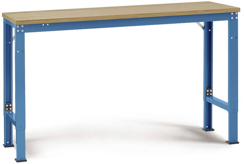 Manuflex AU7075.5007 Működő alaplap UNIVERSAL special, multiplex tetővel, Szélesség magasság = 1500 x 1200 x 722-1022 mm Briliáns kék (RAL 5007)