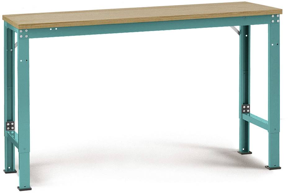 Manuflex AU7115.5021 Munkalap az UNIVERSAL speciális, multiplex tetővel, Szélesség x 2000 = 800 x 722-1022 mm Vízkék
