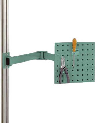 Manuflex ZB8232.0001 Szerszámtartó lemez CANTOLAB és ALU-hoz, szélessége 305 x 305 mm, kettős csatlakozással