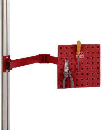 Manuflex ZB8232.3003 Szerszámtartó lemez CANTOLAB és ALU-hoz, szélessége 305 x 305 mm, kettős csatlakozással