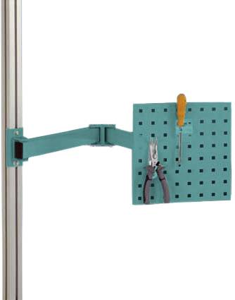 Manuflex ZB8232.5021 Szerszámtartó lemez CANTOLAB és ALU-hoz, szélessége 305 x 305 mm, kettős csatlakozással