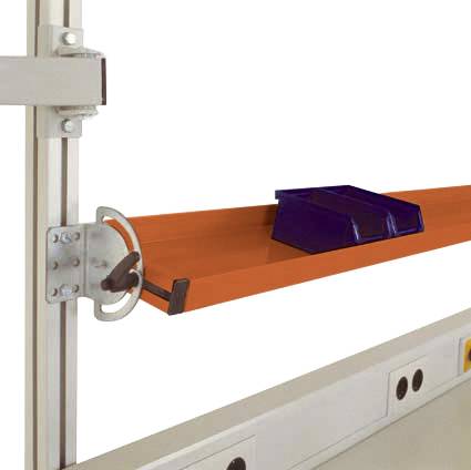 Manuflex ZB8315.2001 Dönthető tárolókonzol a CANTOLAB és az ALU számára, használható mélység 495 mm. Asztal szélessége 2000 mm