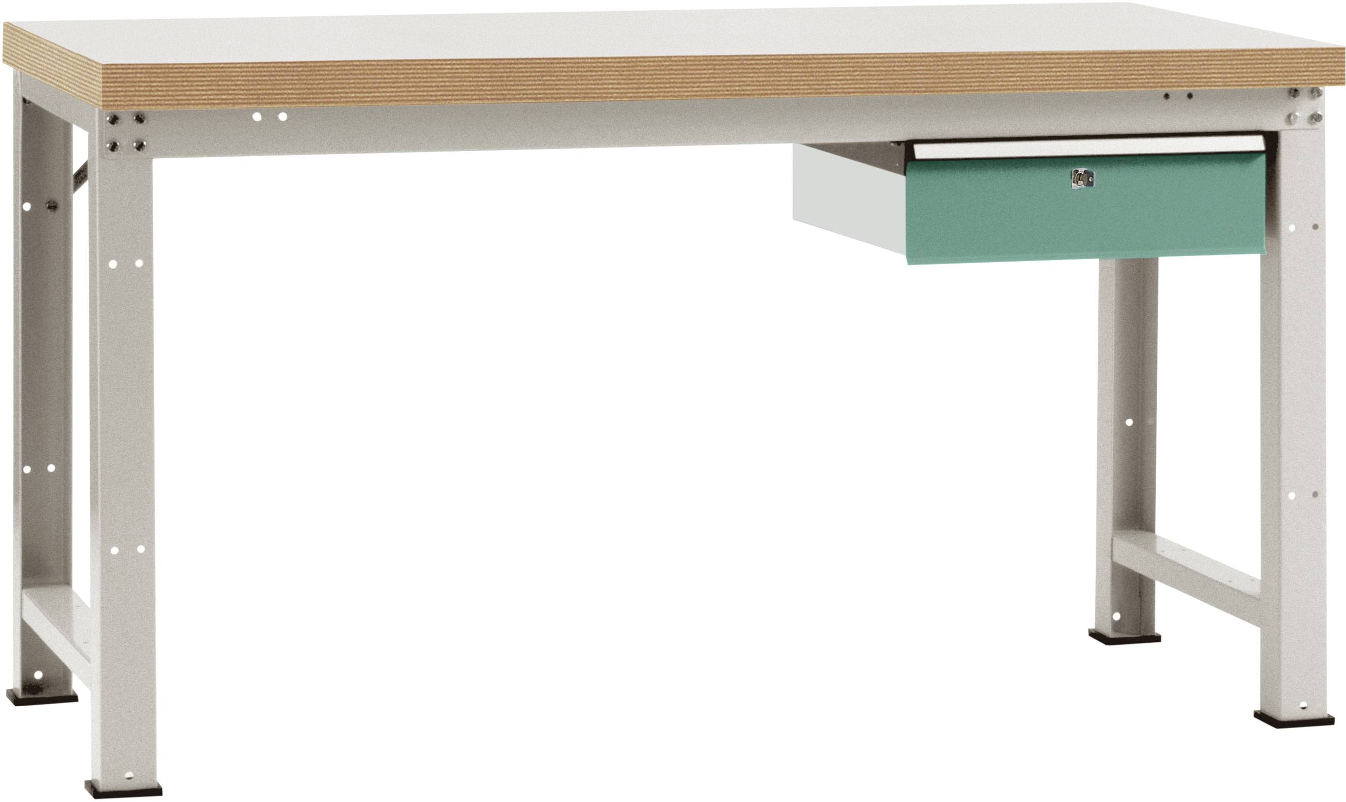 Manuflex WP5407.0001 Munkapad Szürke, Zöld