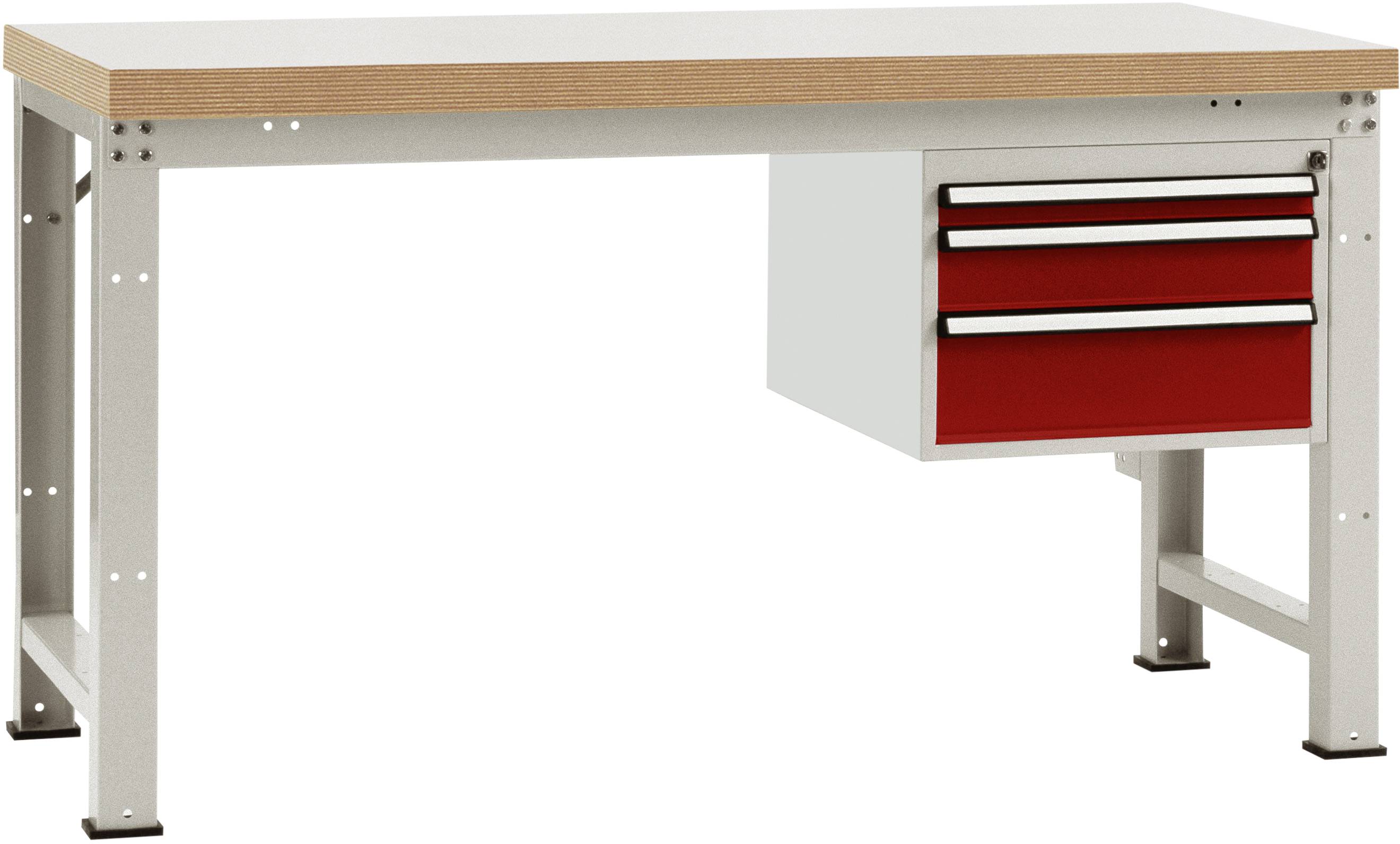 Manuflex WP5414.3003 Munkapad Rubinvörös