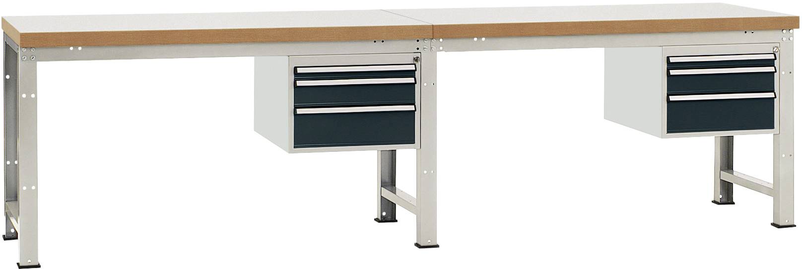Manuflex WP5567.7016 Munkapad (Sz x Ma x Mé) 3000 x 800 x 700 mm Antracit