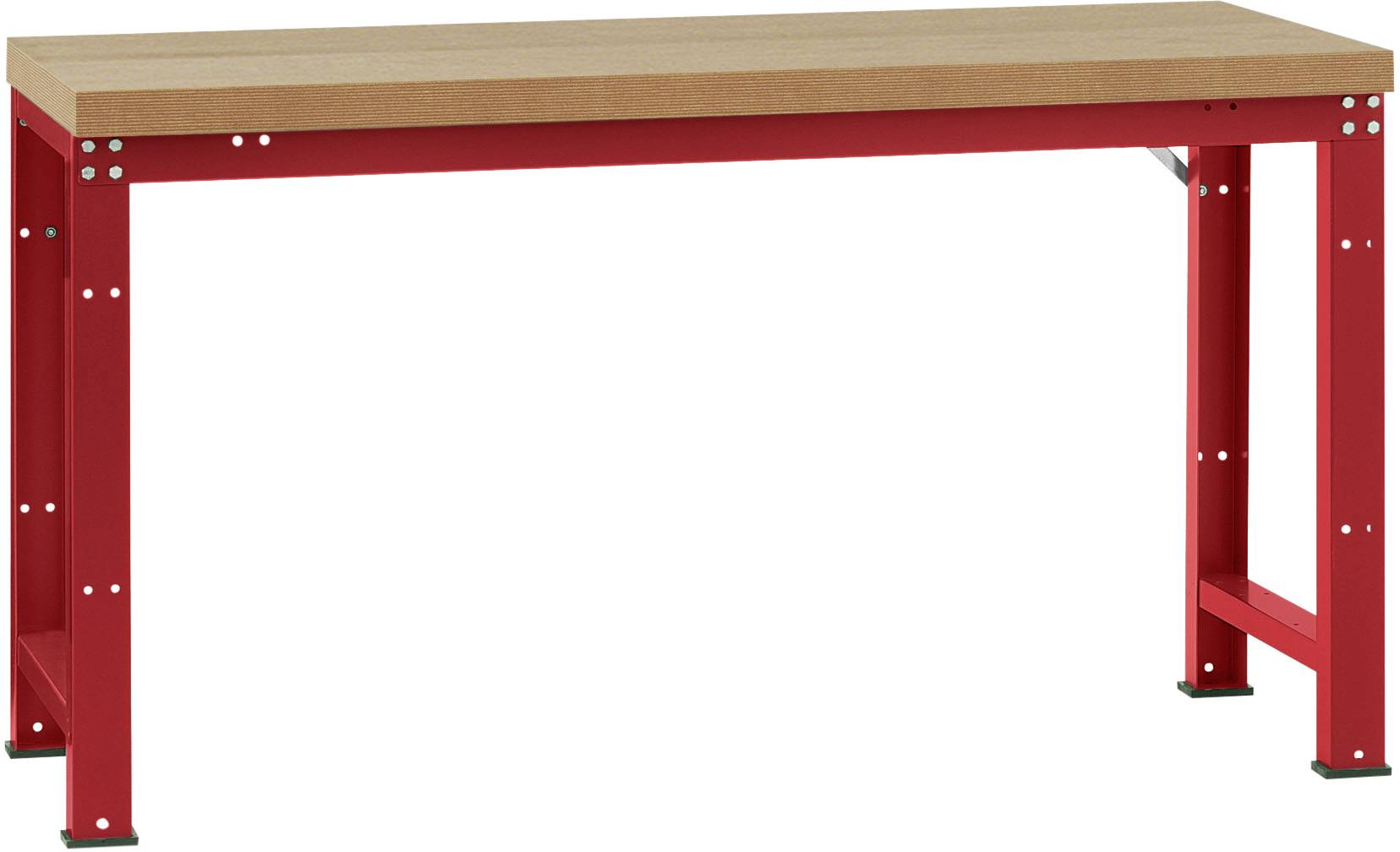 Manuflex WP3025.3003 Munkapad (Sz x Ma x Mé) 1750 x 850 x 700 mm Rubinvörös