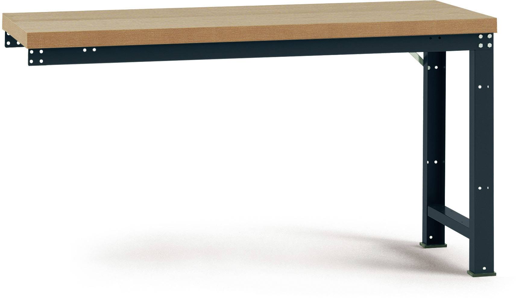 Manuflex WP4014.7016 Munkapad ráépíthető modul (Sz x Ma x Mé) 1500 x 840 x 700 mm Antracit