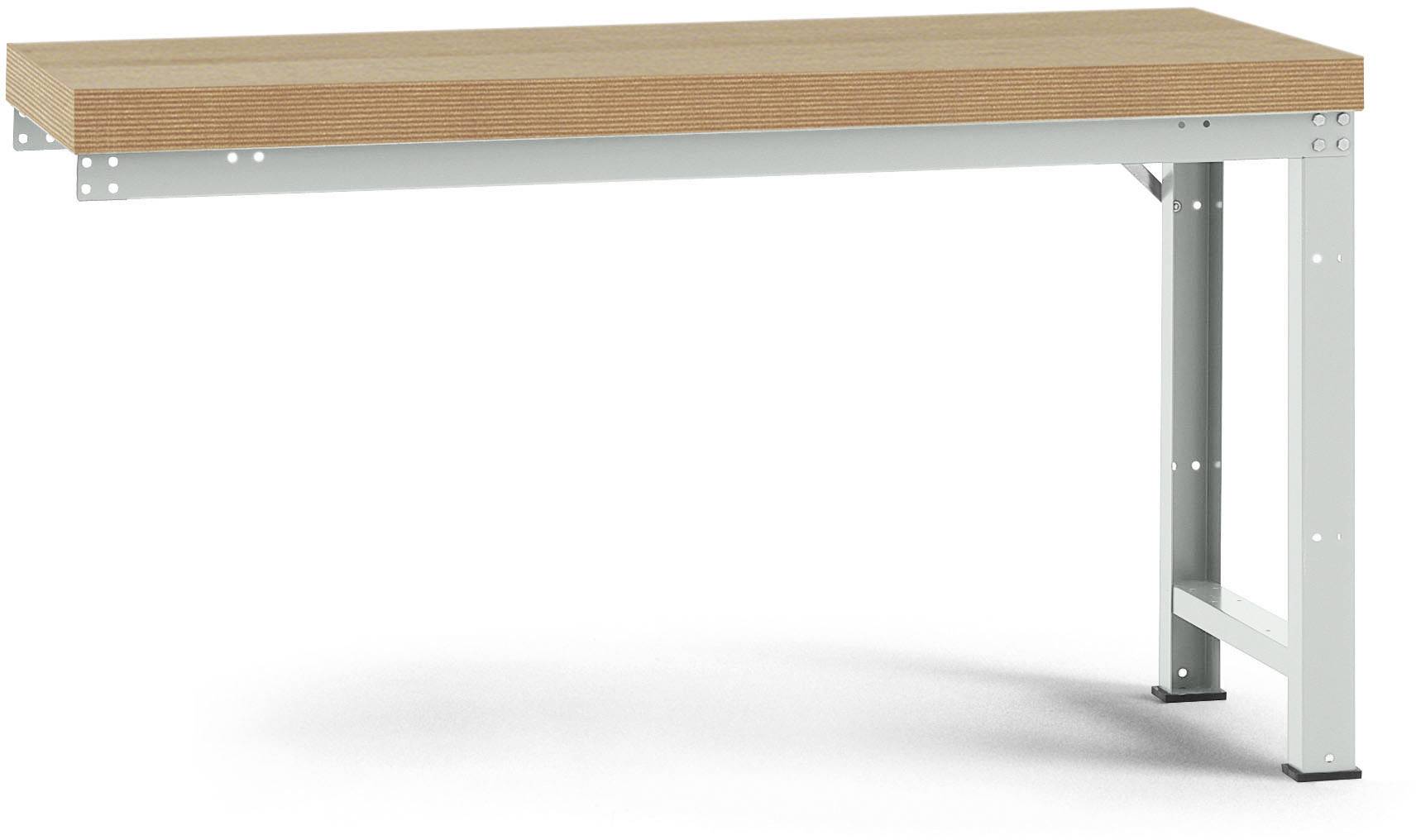 Manuflex WP4035.7035 Munkapad ráépíthető modul Élénk szürke (RAL 7035)