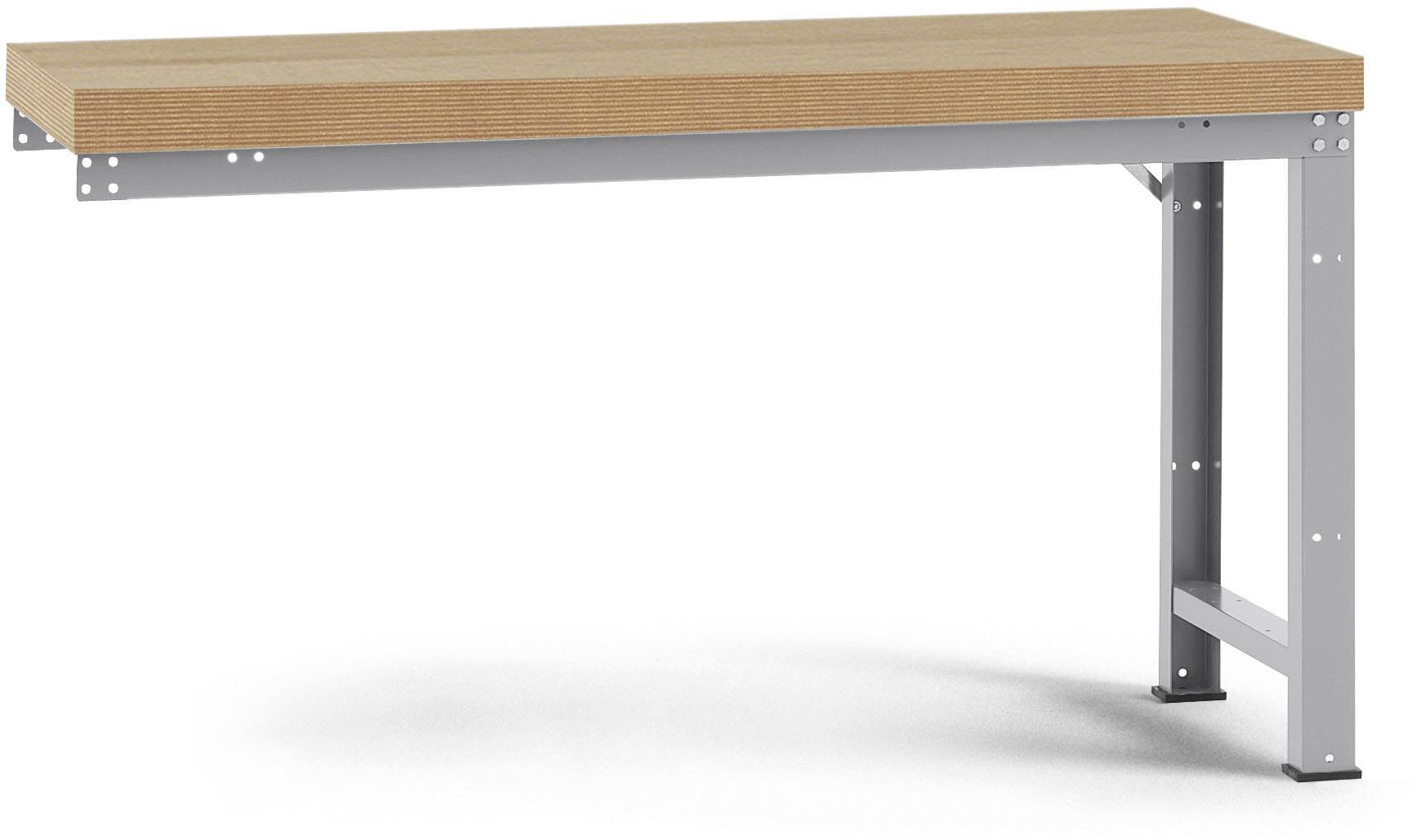 Manuflex WP4025.9006 Munkapad ráépíthető modul Alumínium ezüst