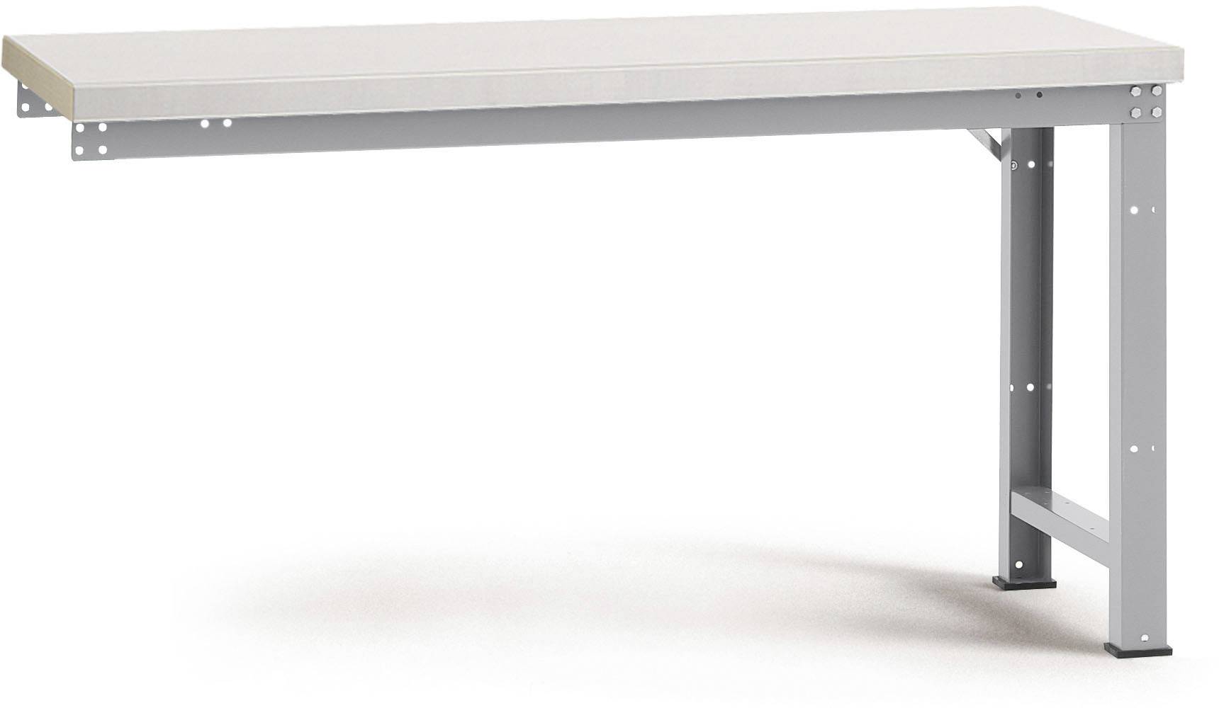 Manuflex WP4006.9006 Munkapad ráépíthető modul (Sz x Ma x Mé) 1250 x 840 x 700 mm Alumínium ezüst