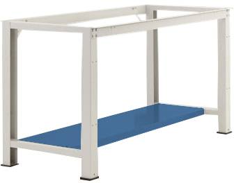 Manuflex ZB3624.5007 Középső polc PROFI szabványos soros munkapadokhoz, szélesség 2000 x 700 mm, szélesség x magasság = 1938 x 370 x 50 mm