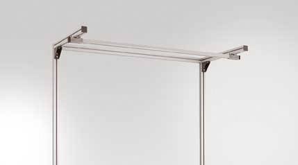 Manuflex LC8314.7035 ESD ESD alumínium tartókeret hosszabbító karral a CANTOLAB munkaasztalokhoz, asztalszélesség = 1600 mm