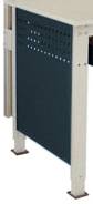 Manuflex LZ3350.7016 Oldalsó panel az UNIVERSAL standard ESD munkaasztalokhoz, szélesség 606 x 538 mm, az asztal mélysége 800 mm