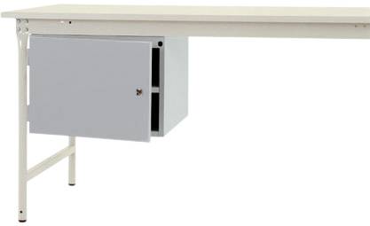 Manuflex ZB4704.9006 A ház alsó része álló, használható magasság 300 mm, 1 ajtóval és polccal. Asztal mélysége 800 mm