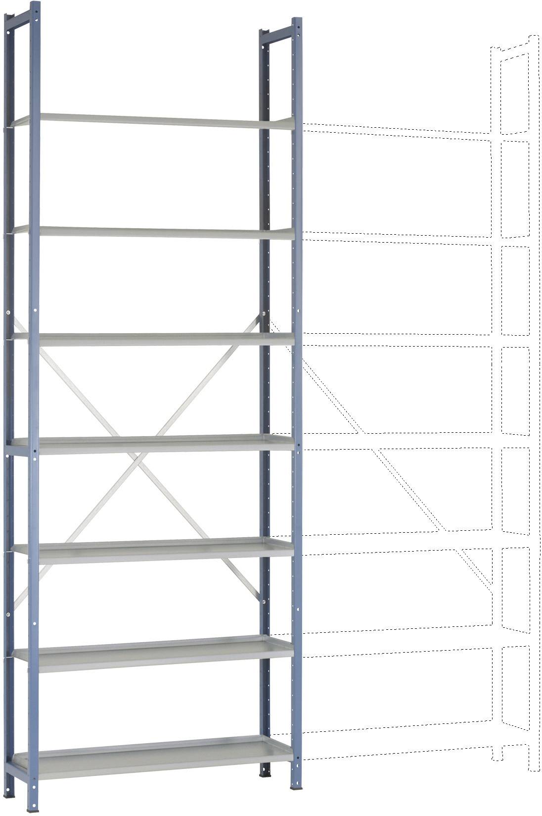 Manuflex RA2185.5007 Polc alapmodul (Sz x Ma x Mé) 960 x 1900 x 300 mm Acél padló