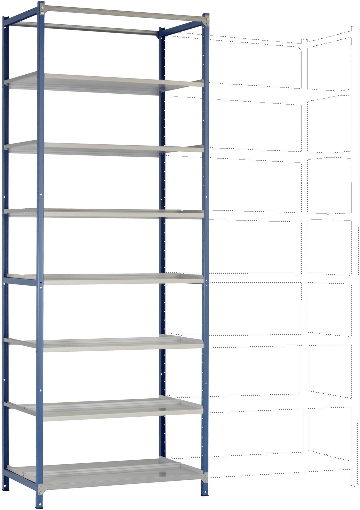 Manuflex RA2595.5007 Polc alapmodul (Sz x Ma x Mé) 930 x 2250 x 300 mm Acél padló