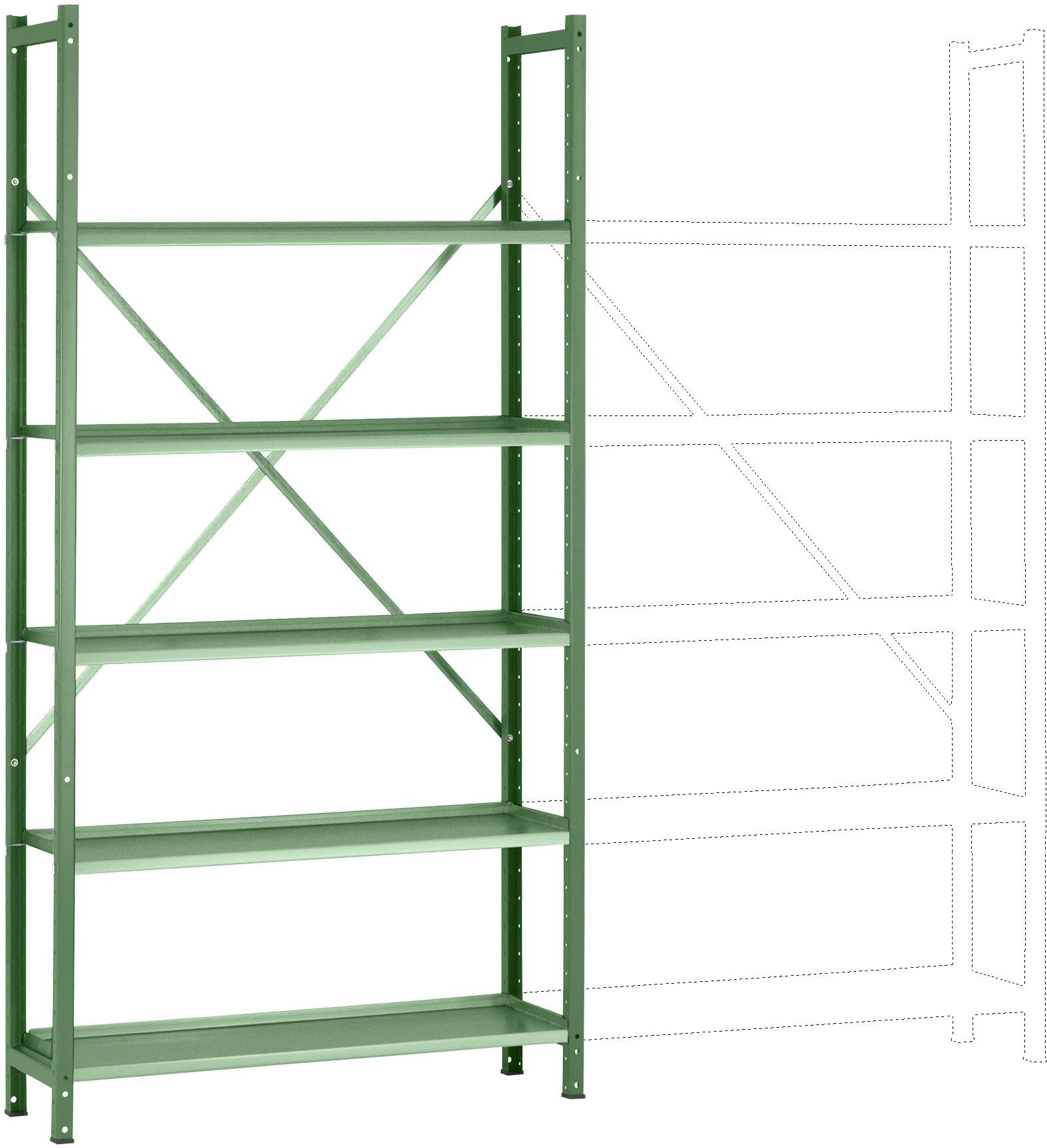 Manuflex RA3151.6011 Polc alapmodul (Sz x Ma x Mé) 1250 x 2500 x 700 mm Acél padló