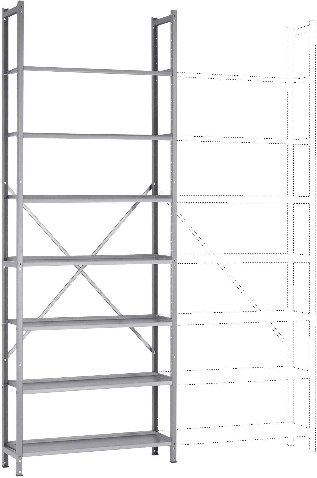Manuflex RA3171.9006 Polc alapmodul (Sz x Ma x Mé) 1250 x 3000 x 700 mm Acél padló