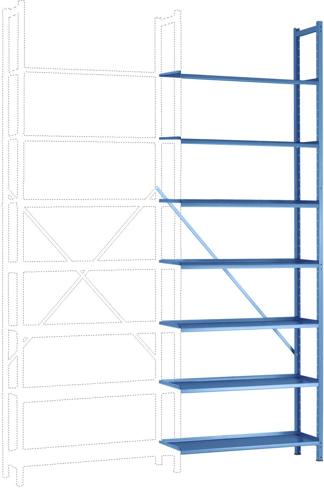 Manuflex RA3172.5012 Polc ráépíthető modul (Sz x Ma x Mé) 1250 x 2500 x 800 mm Acél padló