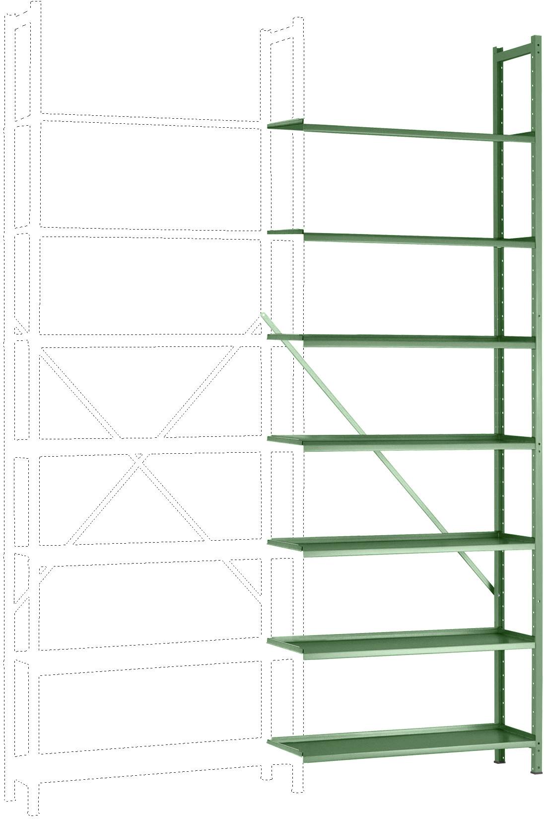 Manuflex RA3172.6011 Polc ráépíthető modul (Sz x Ma x Mé) 1250 x 2500 x 800 mm Acél padló