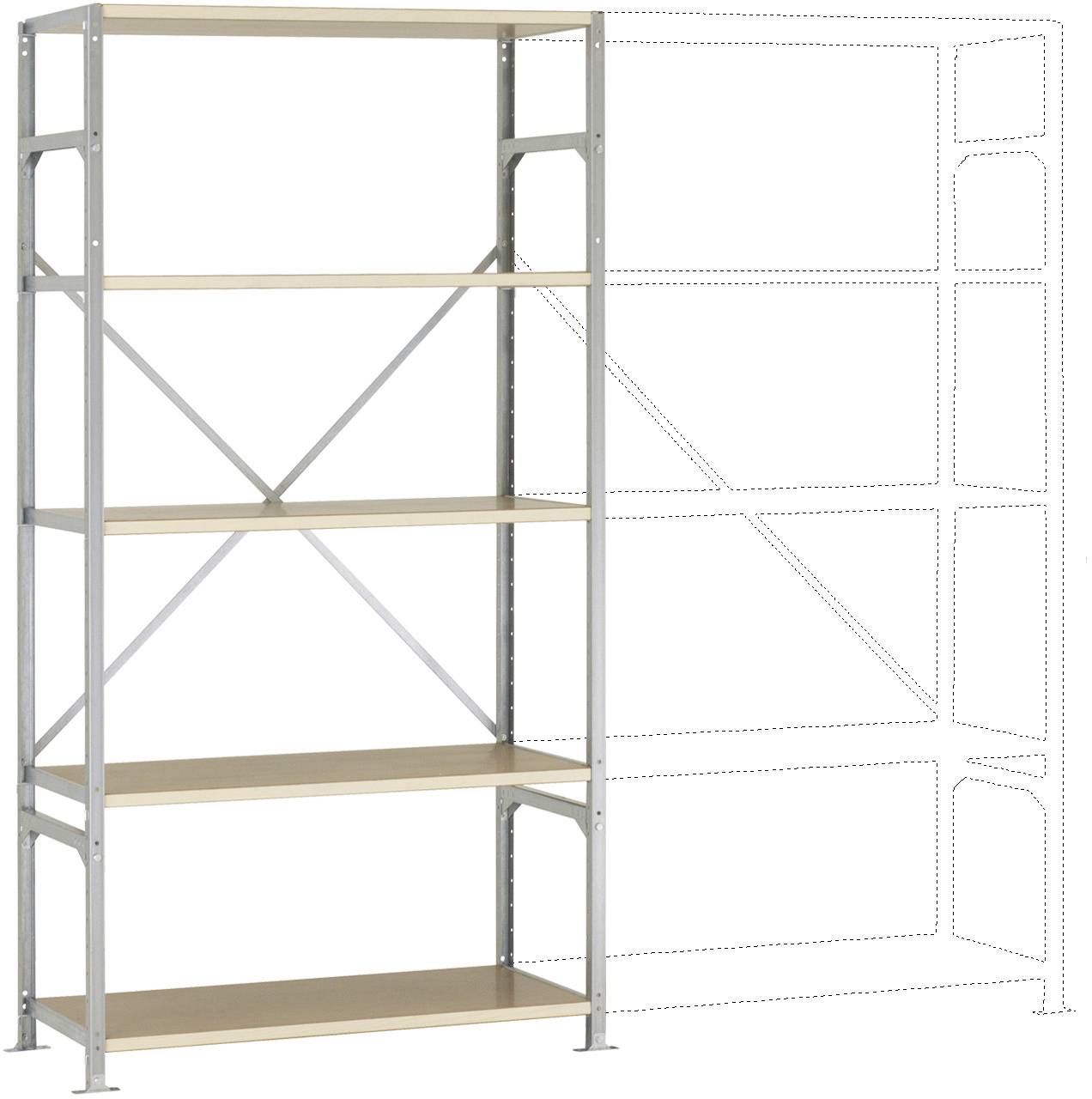 Manuflex RB1109 Polc alapmodul (Sz x Ma x Mé) 1030 x 2000 x 800 mm Fa padló