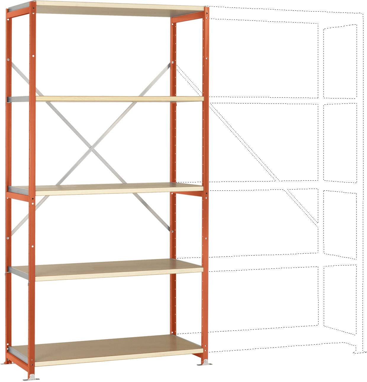 Manuflex RP1012.2001 Polc alapmodul (Sz x Ma x Mé) 1030 x 2000 x 500 mm Fa padló